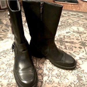 Harley Davison mid calf leather boots 5.5